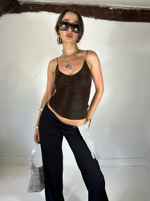 863 Wet-Look Cami