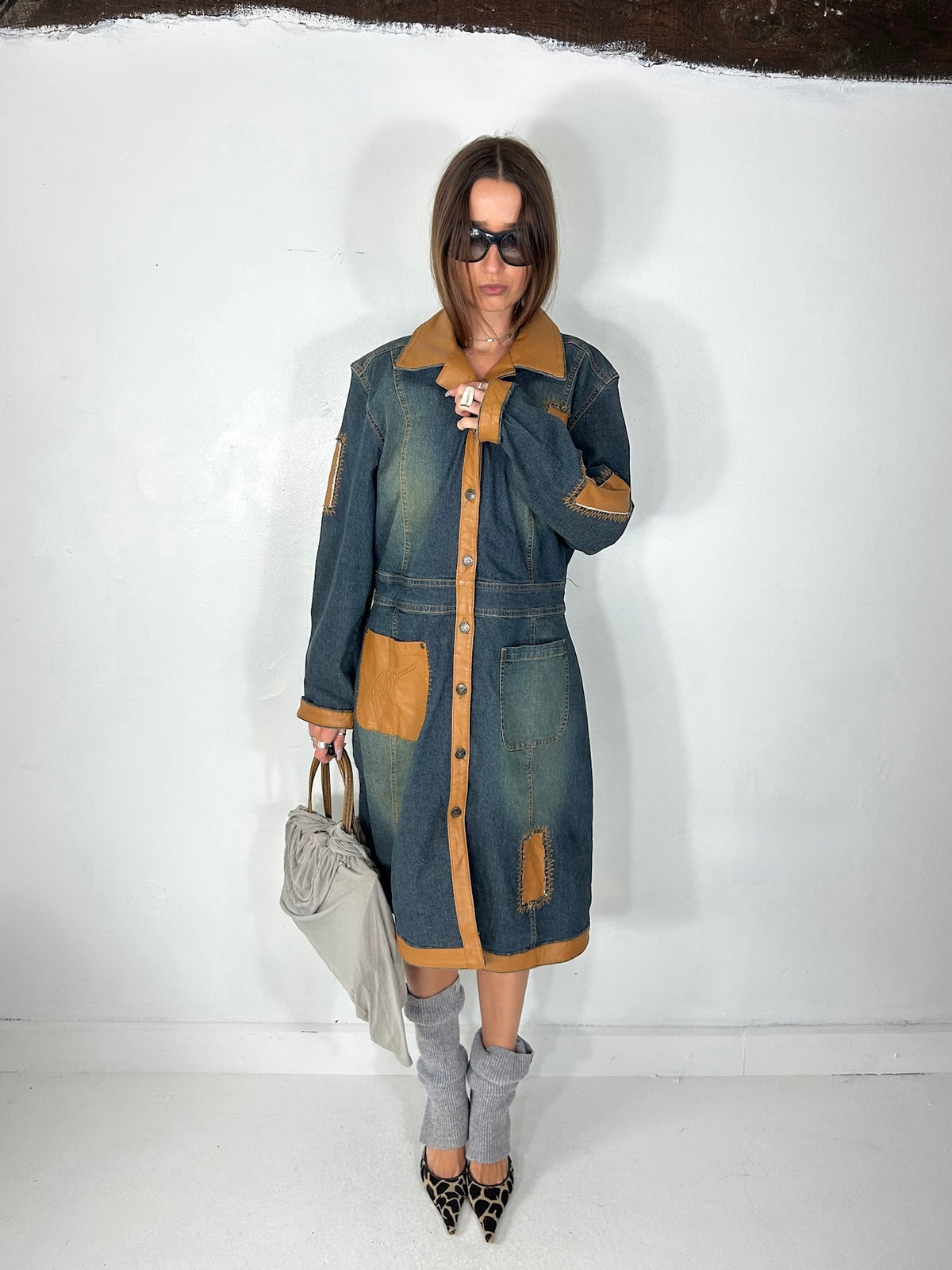 352 Denim Trench