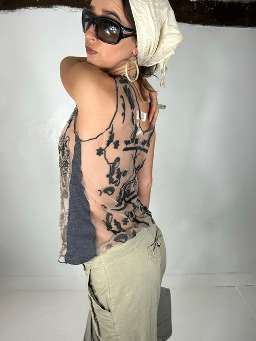 916 Embroidered Tank