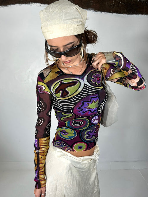 954 Abstract Longsleeve