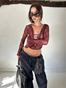 869 Plum Corset