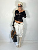 906 Mesh Slouch