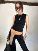 879 Lace Up Tank