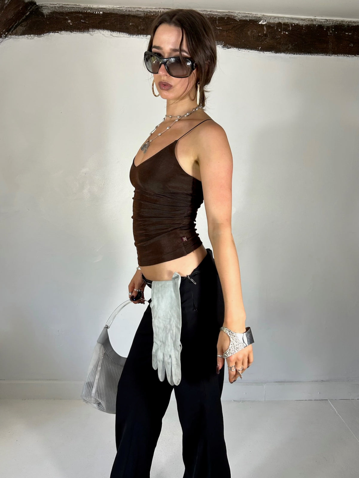 863 Wet-Look Cami