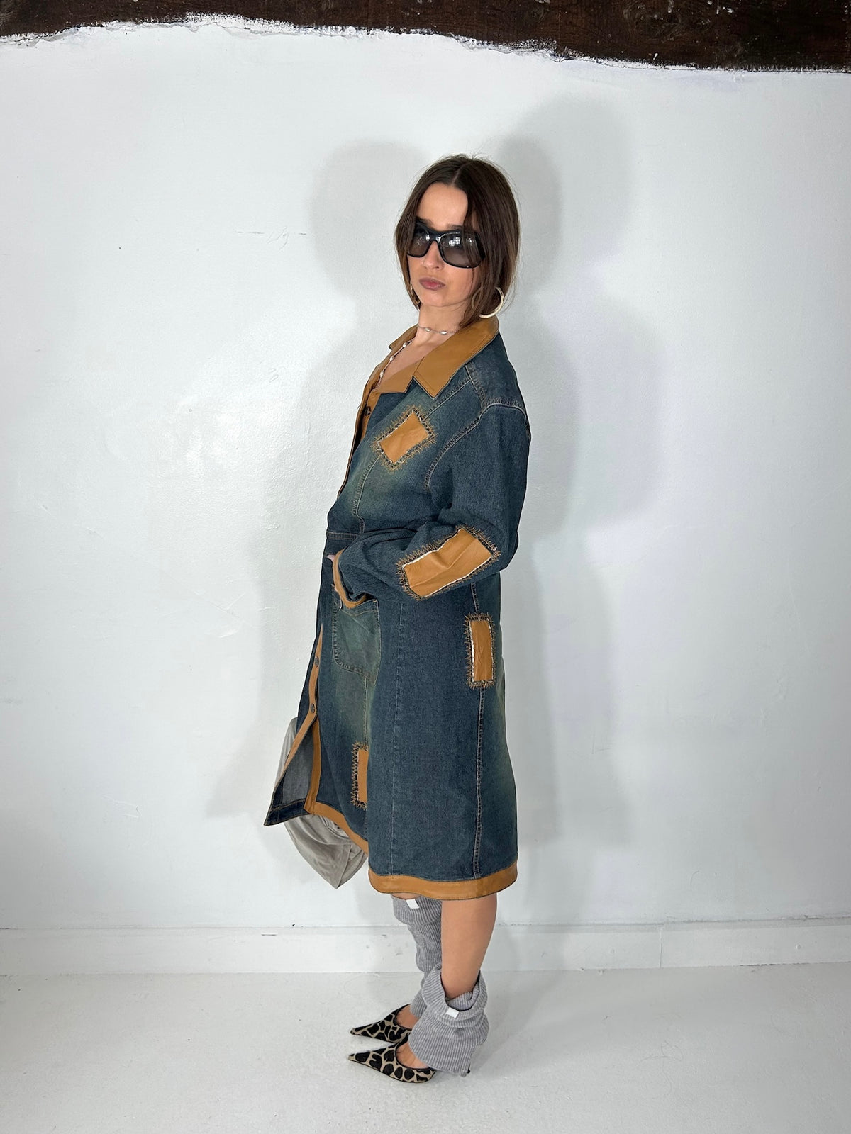 352 Denim Trench